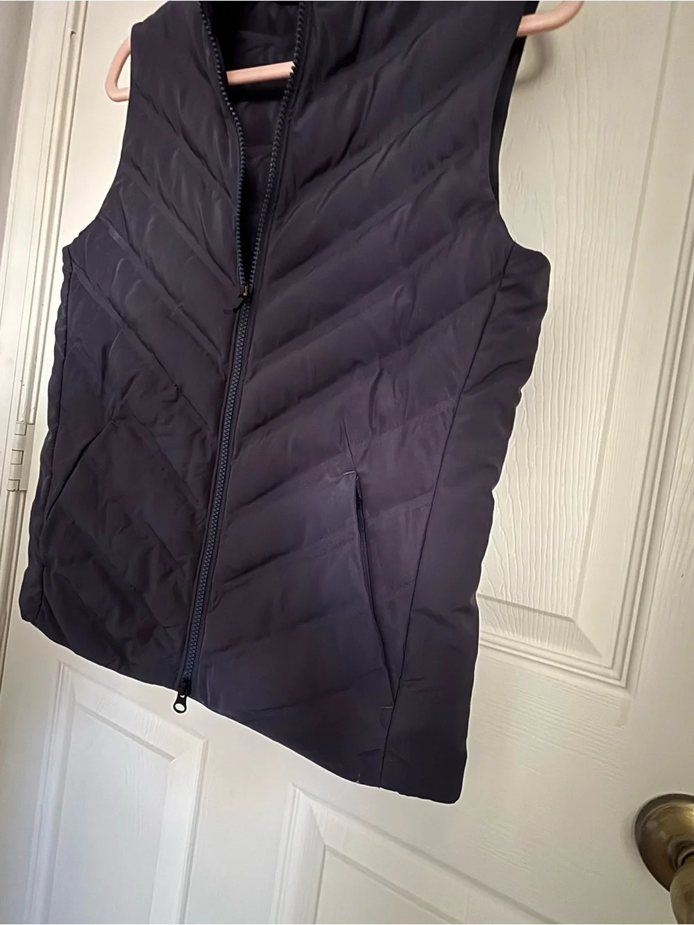 Nike Women's Quilted Puffer Vest - Navy Blue